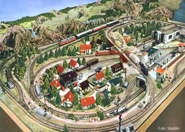 Foto: Märklin. Ur jubileumskatalogen 1959. Klicka ->