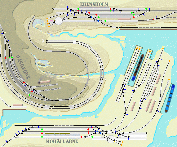 SMJ.s anl�ggning avbildad i T�gSp�r