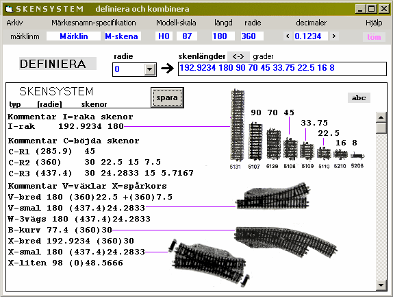 Märklin skensystem M