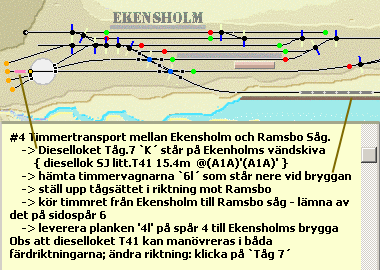 Diesellok T41 vid vändskivan